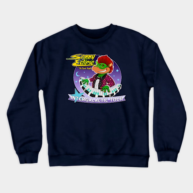 Sonny Eclipse: Intergalactic Tour Crewneck Sweatshirt by AttractionsApparel